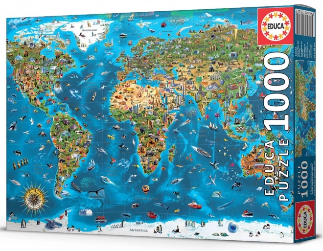 Educa Wonders of the World Puzzle 1000 Pieces