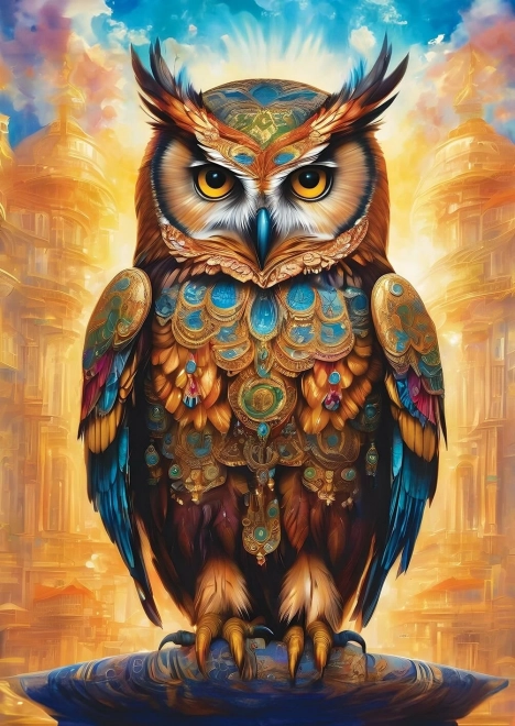 Owl 500 Piece Jigsaw Puzzle