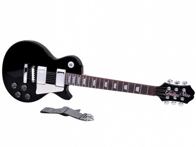 Electric Guitar Musical Toy for Kids – black