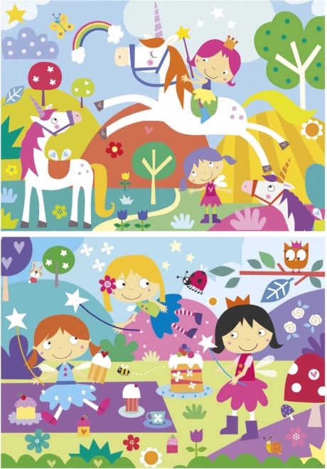 educa unicorns and fairies puzzles