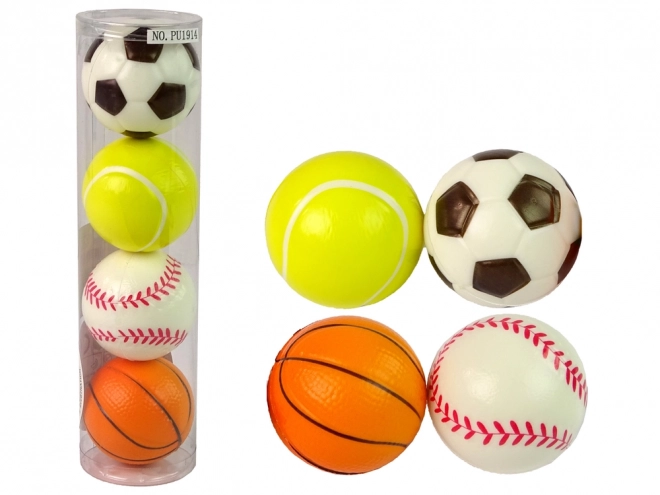 Soft Ball Set for Kids - Golf, Tennis, Football