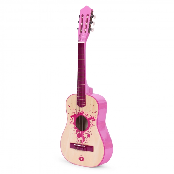 Children's Guitar Pink 34 Large by Ecotoys