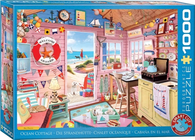 Eurographics seaside cottage puzzle 1000 pieces