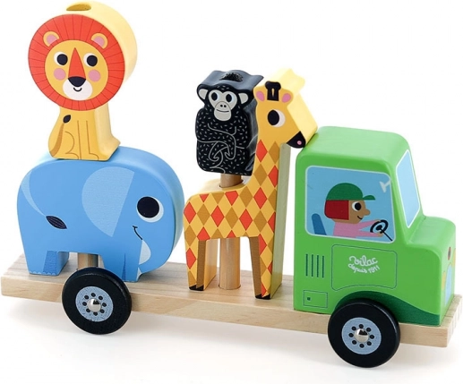 Vilac Wooden Toy Safari with motifs by Ingela P. Arrhenius