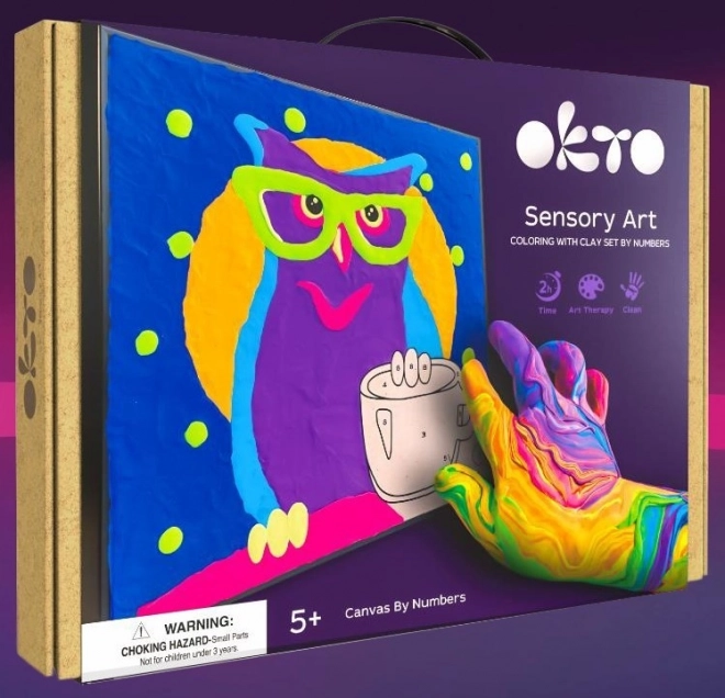 OKTO Owl Art Set Canvas Painting