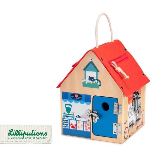 Lilliputiens Wooden House with Locks