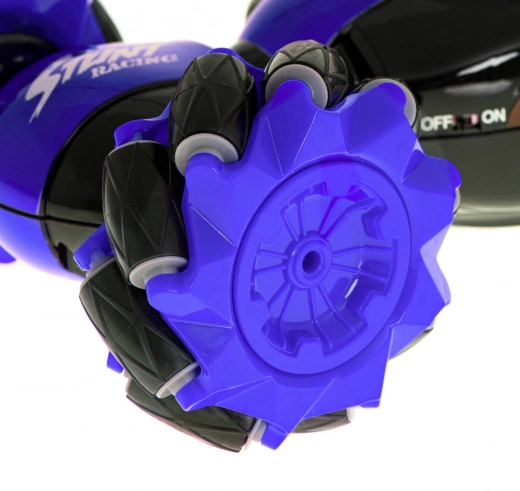 Omnidirectional wheels and 360° stunt tricks
