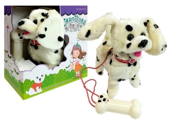 Interactive Dalmatian Puppy with Remote-Controlled Leash