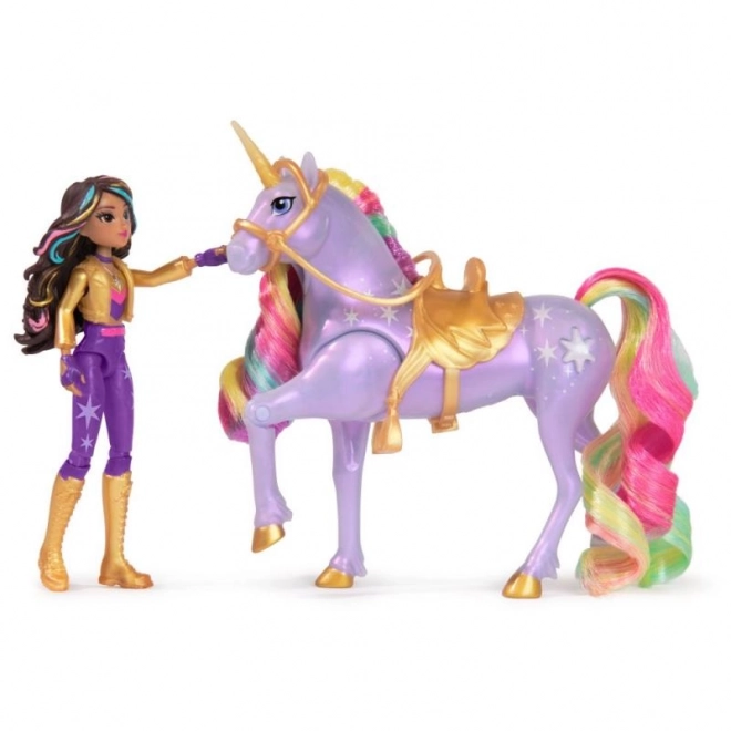 Unicorn Academy Light-Up Unicorn and Sophia Figure 11cm