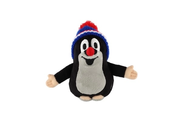 Mole Plush Toy with Winter Cap 15cm