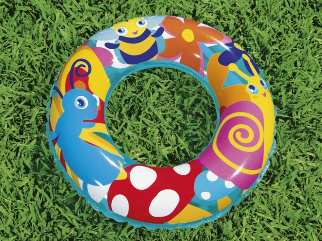 Bestway inflatable swimming ring – meadow