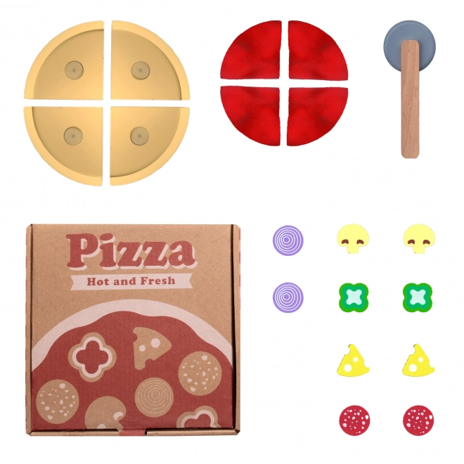 Wooden Pizza Playset