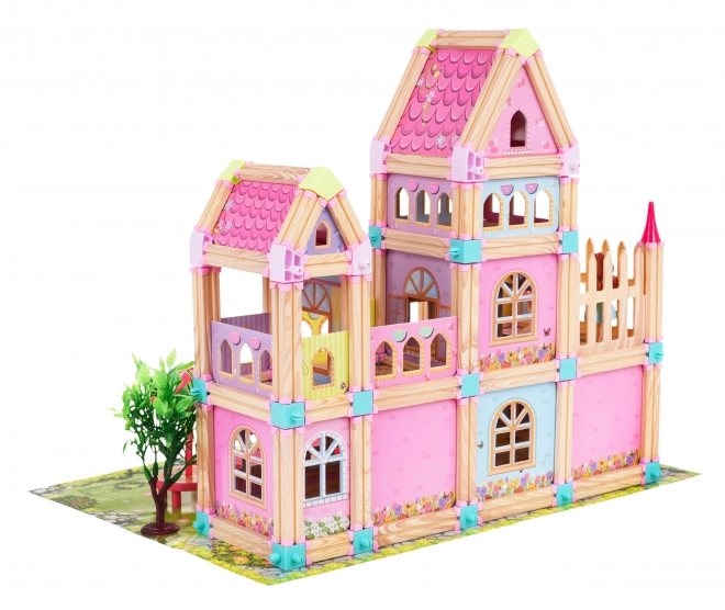 Wooden Princess Castle Building Blocks