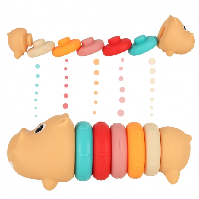 Hippo Sensory Educational Soft Blocks Puzzle