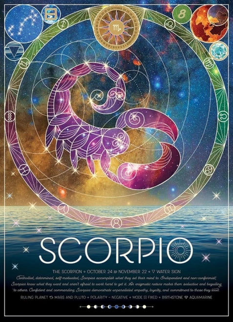 Cobble Hill Zodiac Sign Scorpio Puzzle 500 Pieces