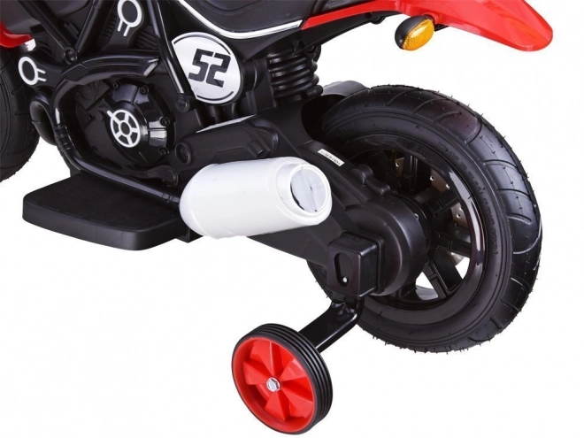 Street Bob Children's Battery-Powered Motorcycle – black