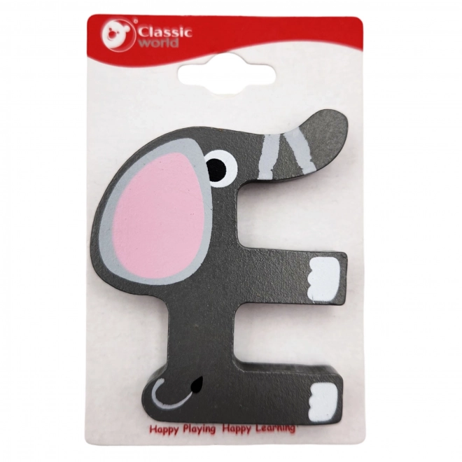 Classic World Wooden Letter E