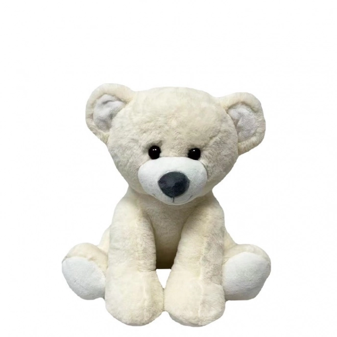 Plush Teddy Bear Maksiu 37 cm Cream