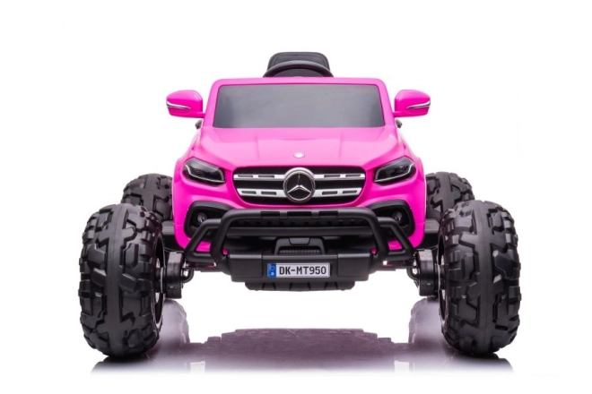 Mercedes Battery Operated Car Barbie Pink