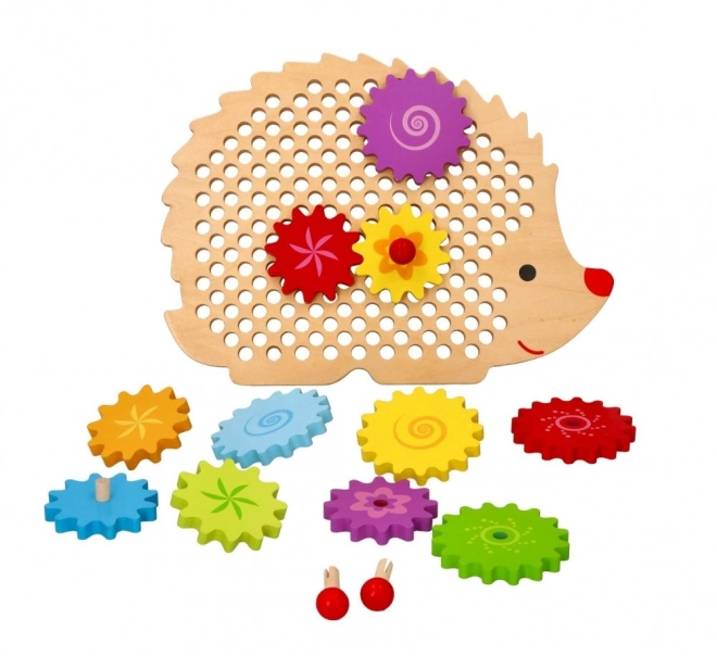 Lelin hedgehog puzzle with gears