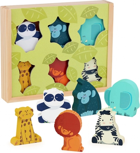 Vilac Wooden Jungle Figures