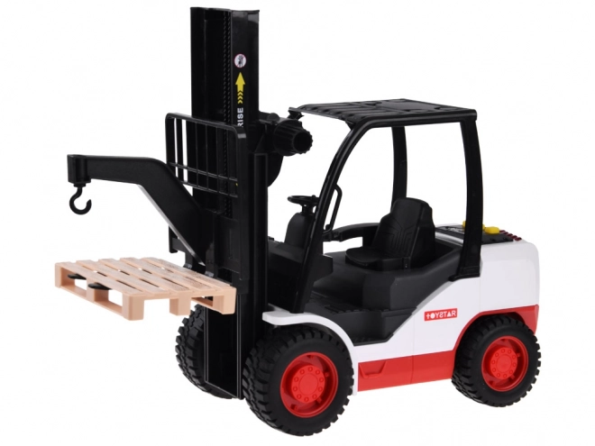 Large Toy Forklift with Sound and Rubber Tires