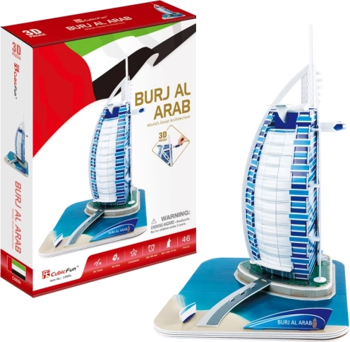 CUBICFUN 3D puzzle Burdzs al-Arab 46 darab
