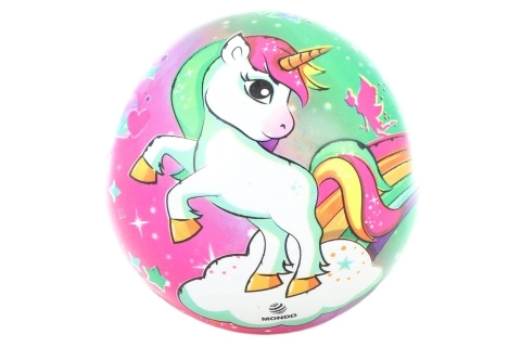 Inflated Unicorn Rubber Ball 23 cm