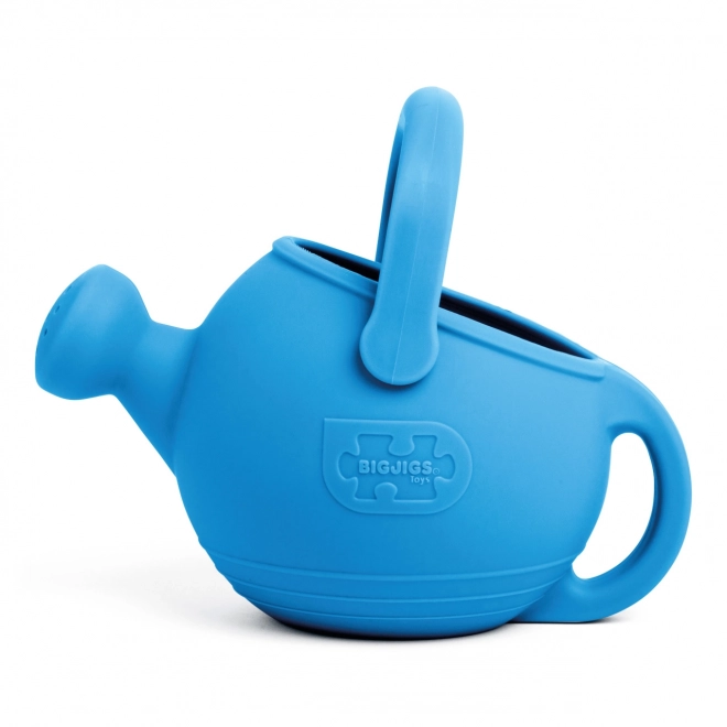 Bigjigs Toys Silicone Watering Can Blue Ocean