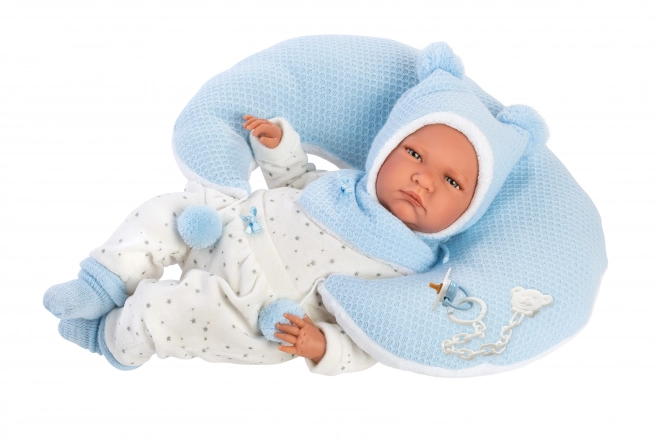 Newborn Baby Doll Outfit with Nursing Pillow