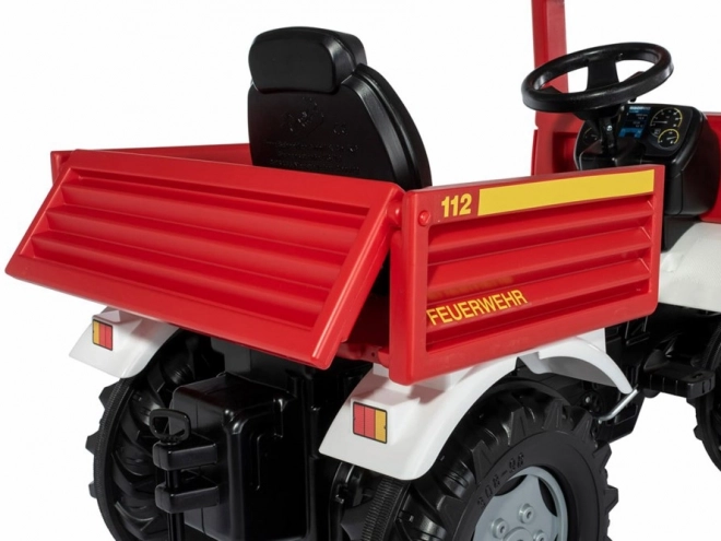 Children's Fire Truck Mercedes Unimog with Pedals