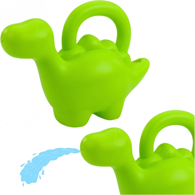 Children's Plastic Watering Can Dinosaur Green