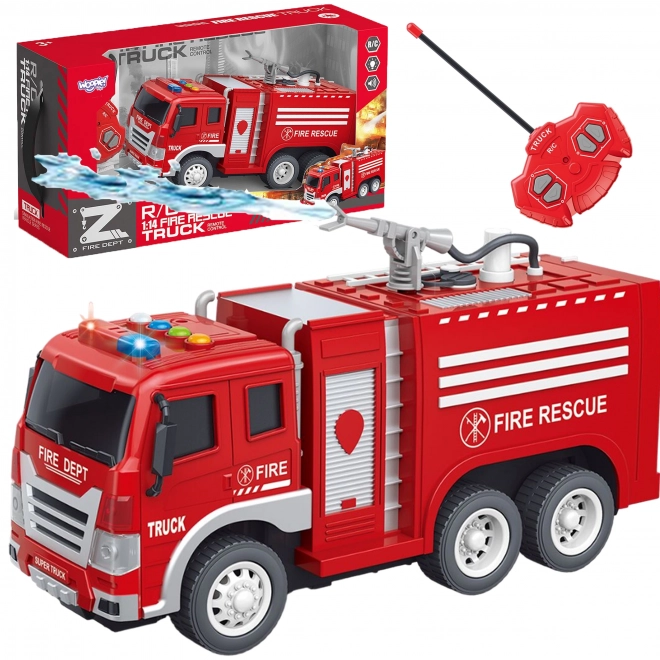 Woopie Remote Controlled Fire Truck RC with Water Spraying Function