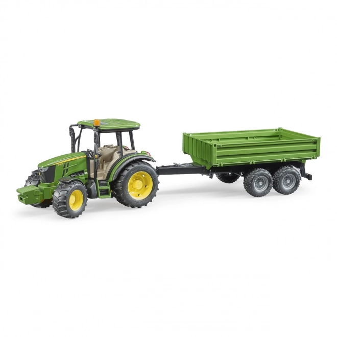 Bruder John Deere Tractor with Trailer