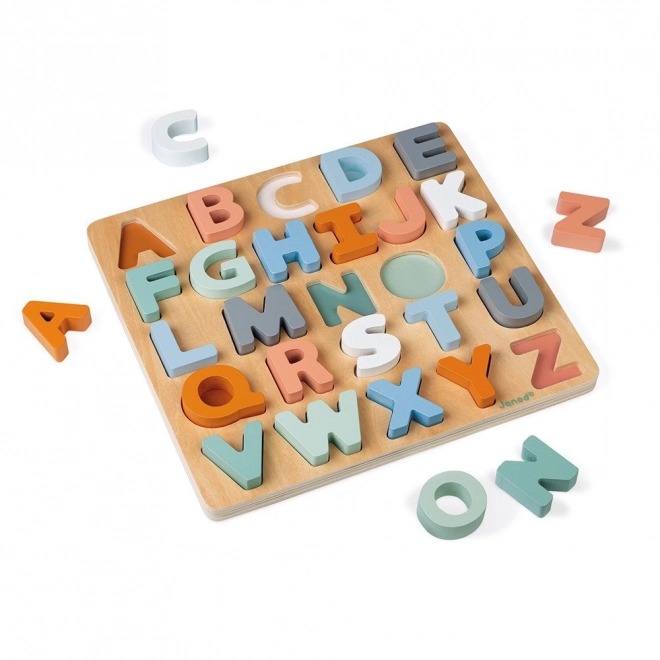 Janod Alphabet Puzzle with Blackboard