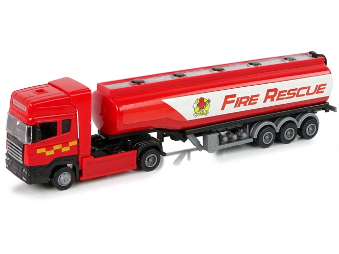 Red Fire Truck Tanker Toy