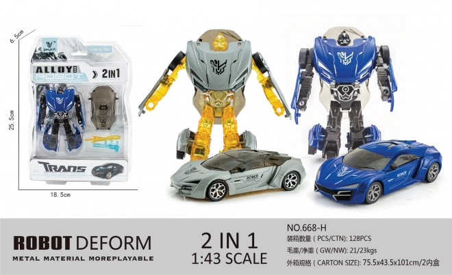 Metal Toy Car Robot