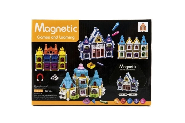 Magnetic Building Set House 75 Piece