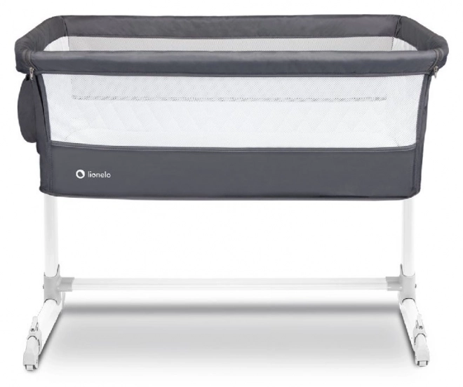 Lionelo Convertible Infant Crib Theo 3-in-1 Dark Grey