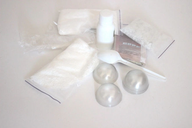Set per creare bombe da bagno al cioccolato