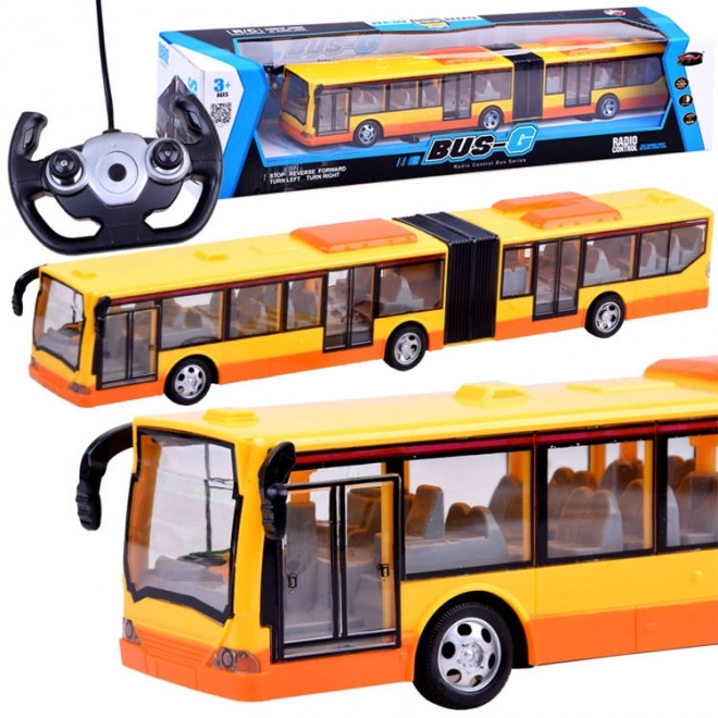 Remote Controlled RC Bus Toy – Yellow