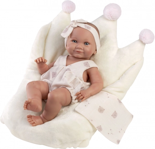 Llorens NEW BORN girl realistic doll with vinyl body