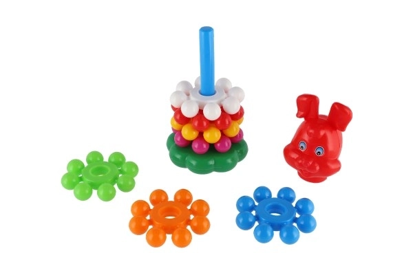 Colorful Ring Stacking Pyramid for Kids