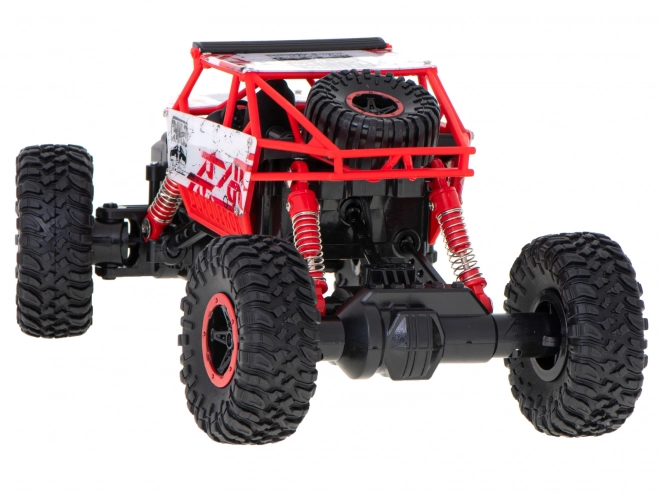 RC Rock Crawler HB z diaľkovým ovládaním 1:18 modrý – Červené