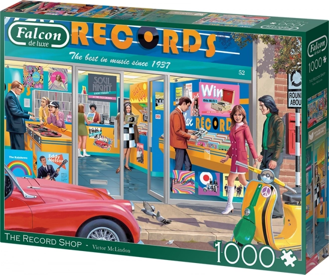 Puzzle Sklep Muzyczny 1000 elementów