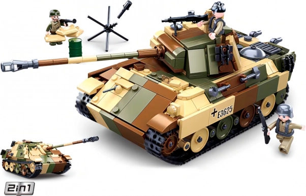 3 figurines dont un tireur au bazooka