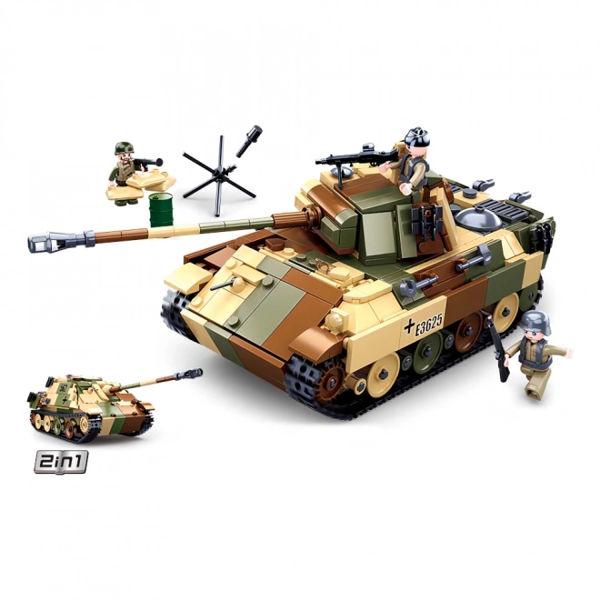 Sluban Army Camouflage Tank 2-in-1