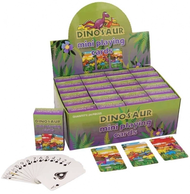 Mini Playing Cards - Dinosaurs