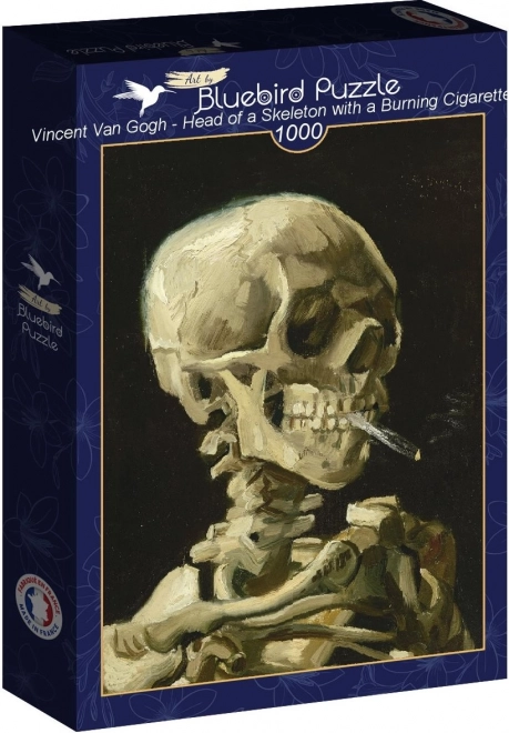 Bluebird puzzle skull smoking a cigarette 1000 pieces