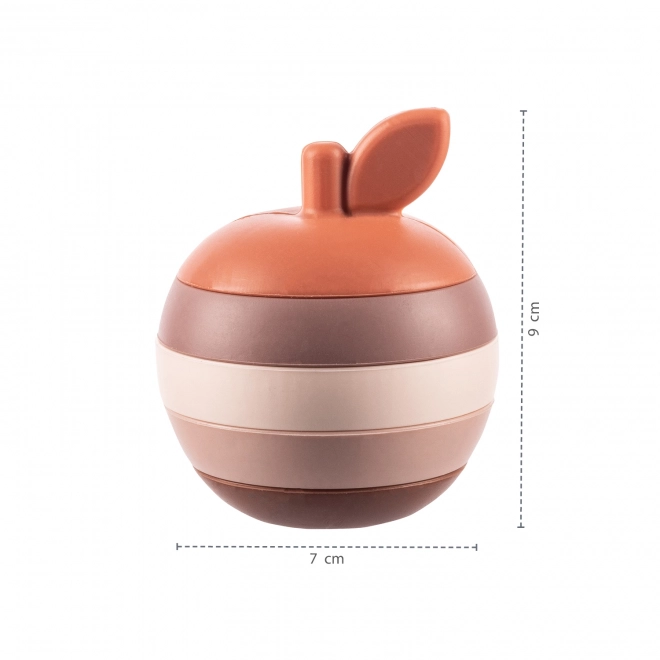 Silicone Folding Toy Apple